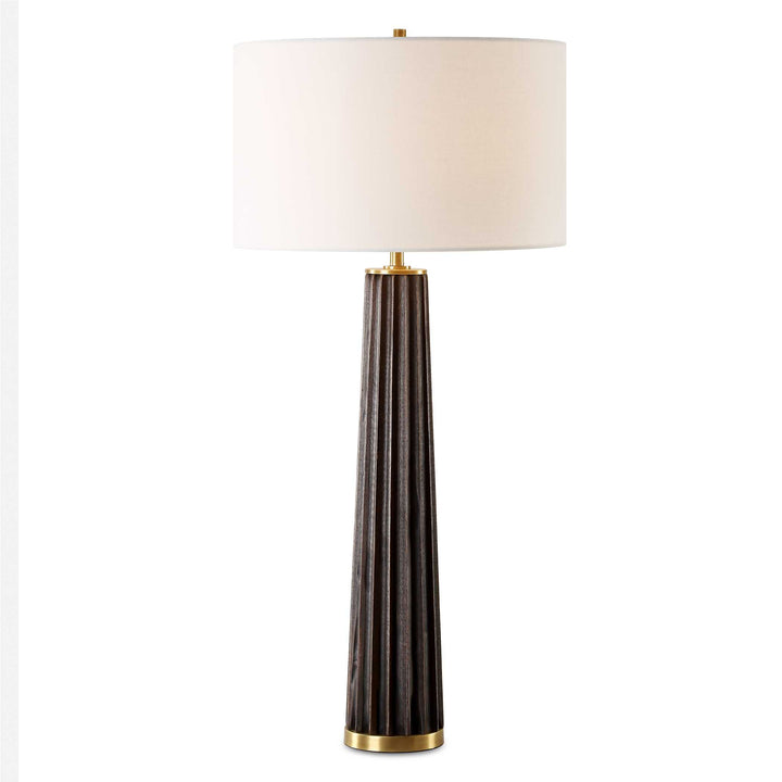 Forage Dark Scalloped Table Lamp Accessories Uttermost