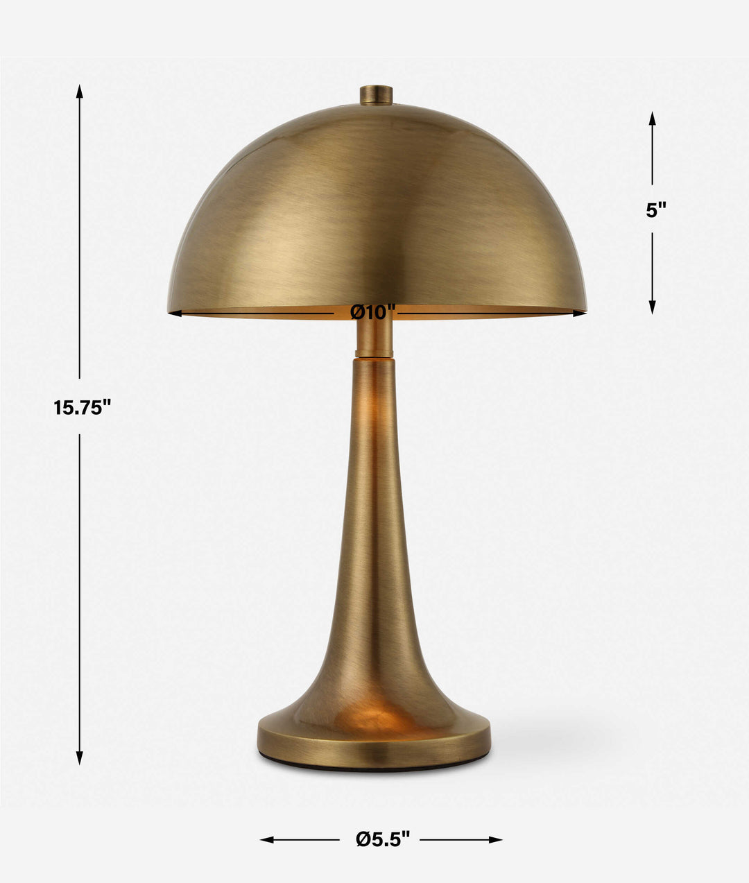 Dame Brass Table Lamp Accessories Uttermost