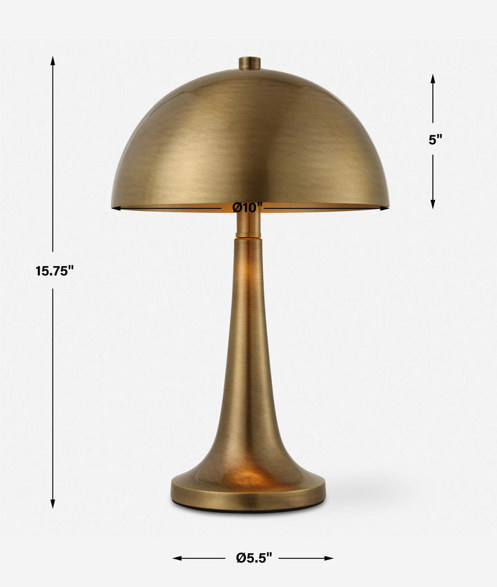 Dame Brass Table Lamp Accessories Uttermost