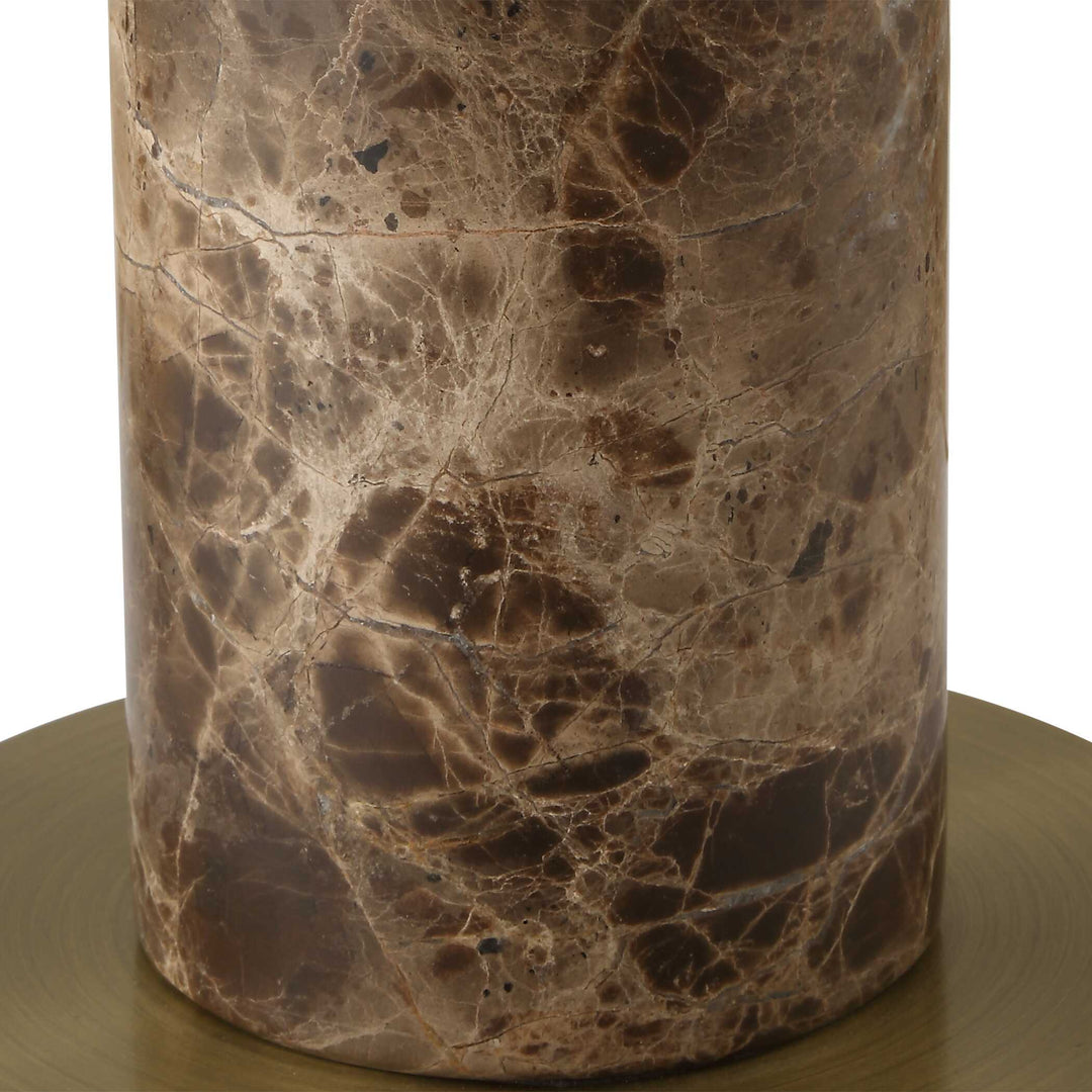 Sepia Brown Marble Buffet Lamp Accessories Uttermost