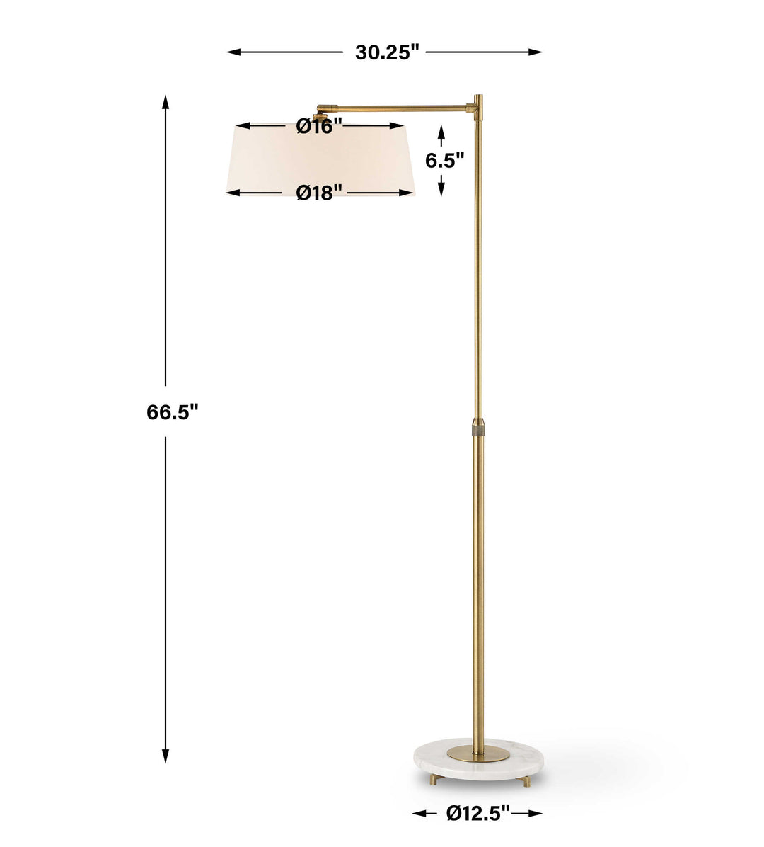 Branch Out Brass Floor Lamp Accessories Uttermost