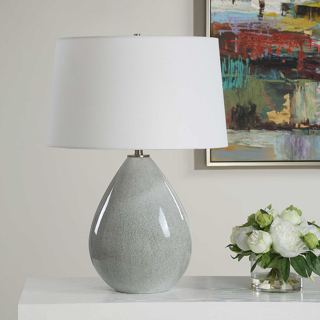 Moray Gray Glaze Table Lamp Accessories Uttermost