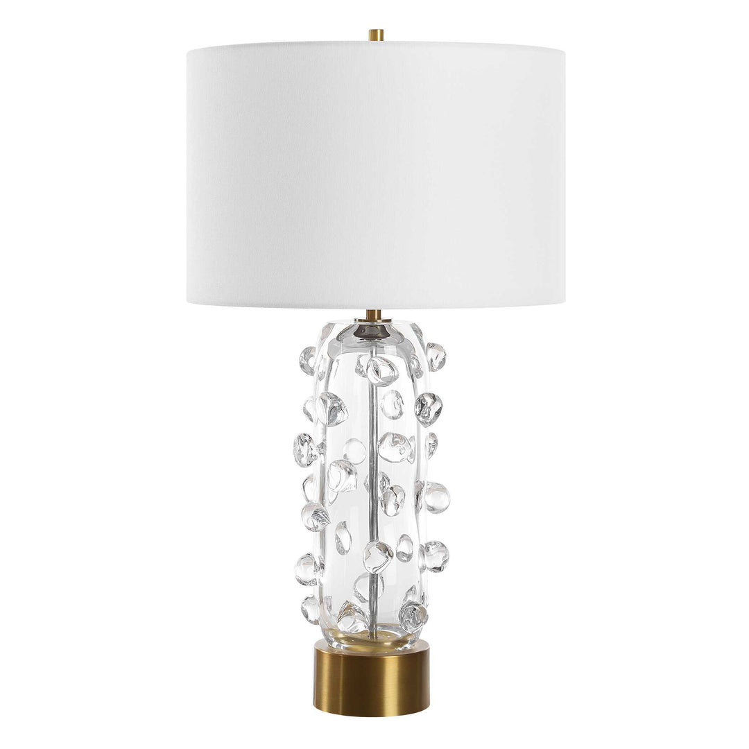 Aura Clear Glass Table Lamp Accessories Uttermost