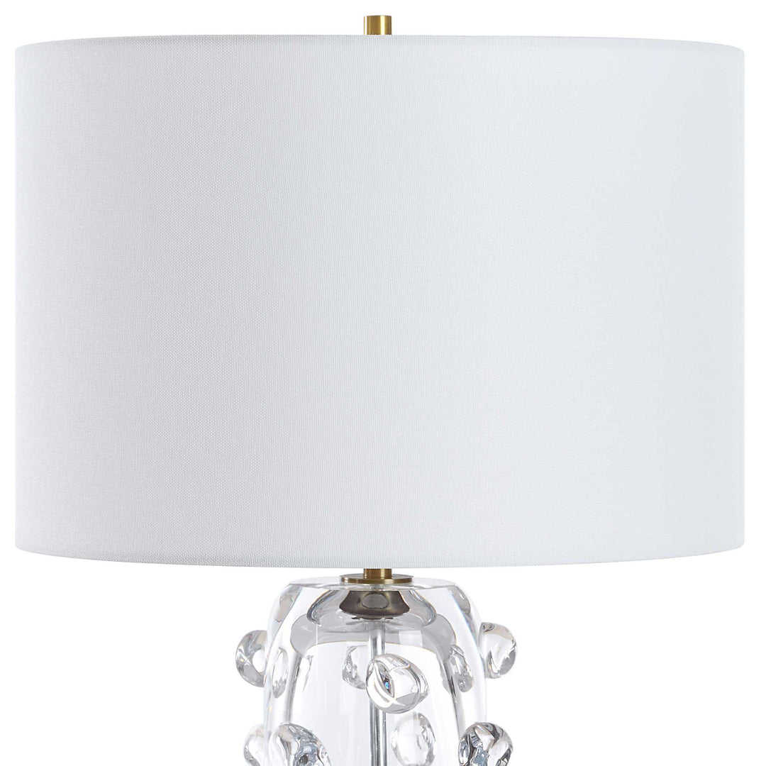 Aura Clear Glass Table Lamp Accessories Uttermost