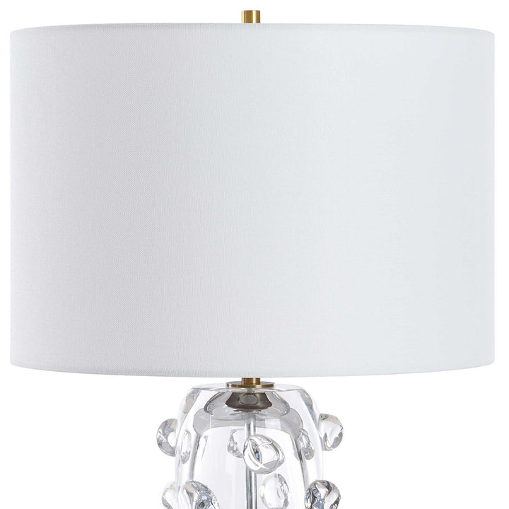Aura Clear Glass Table Lamp Accessories Uttermost
