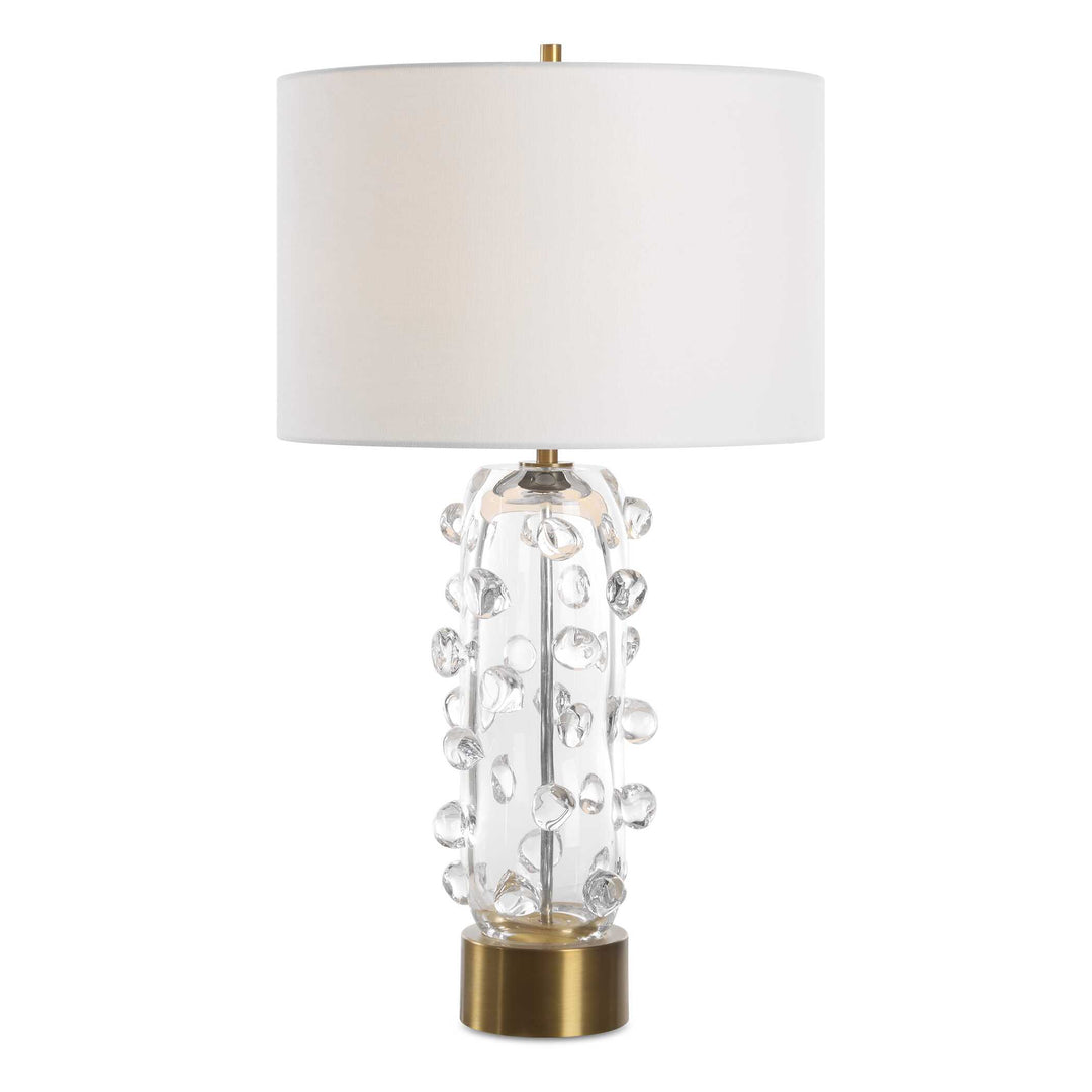 Aura Clear Glass Table Lamp Accessories Uttermost