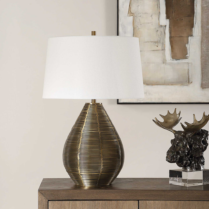 Knowles Brass Table Lamp Accessories Uttermost