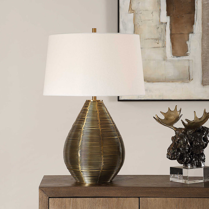Knowles Brass Table Lamp Accessories Uttermost