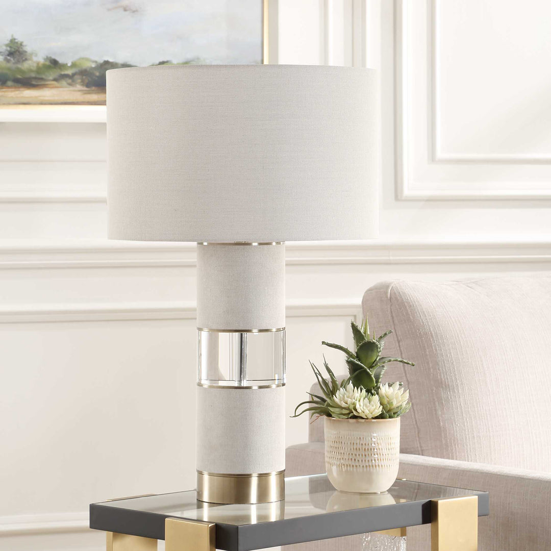 Maliyah Linen Table Lamp Accessories Uttermost