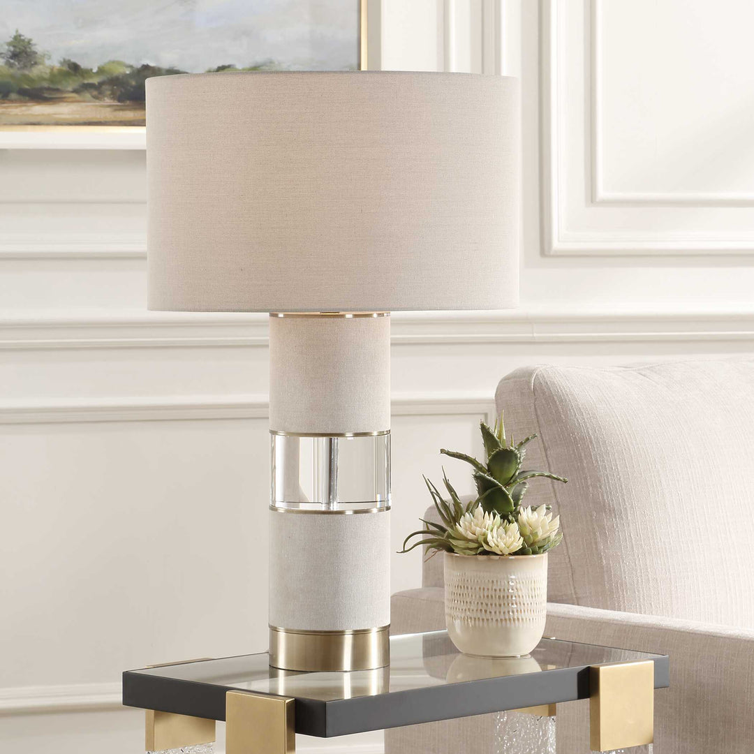 Maliyah Linen Table Lamp Accessories Uttermost
