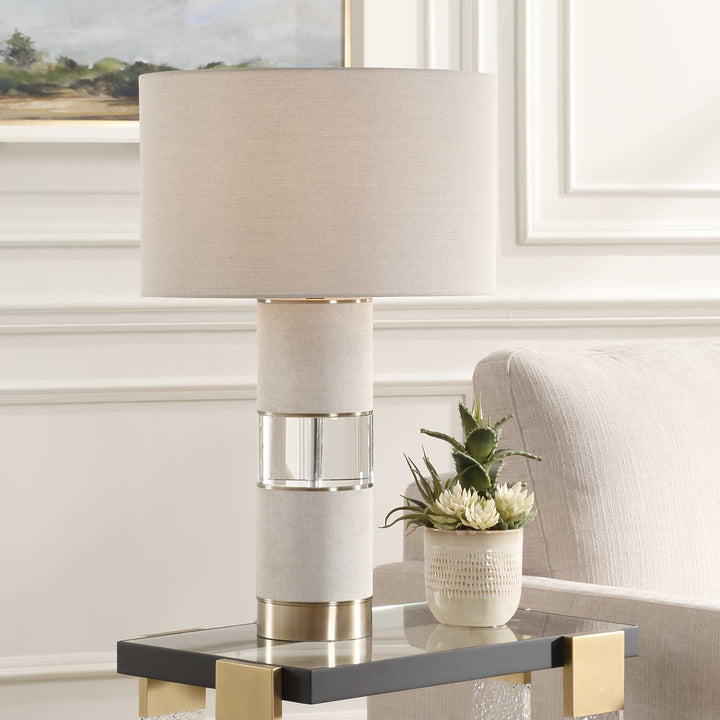 Maliyah Linen Table Lamp Accessories Uttermost