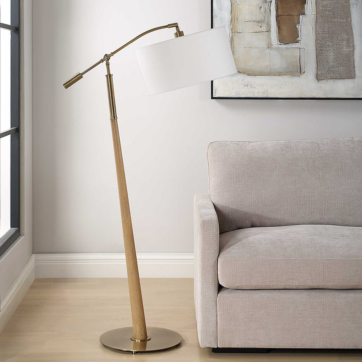 Kennett Wooden Floor Lamp Accessories Uttermost