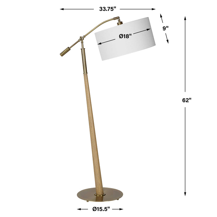 Kennett Wooden Floor Lamp Accessories Uttermost