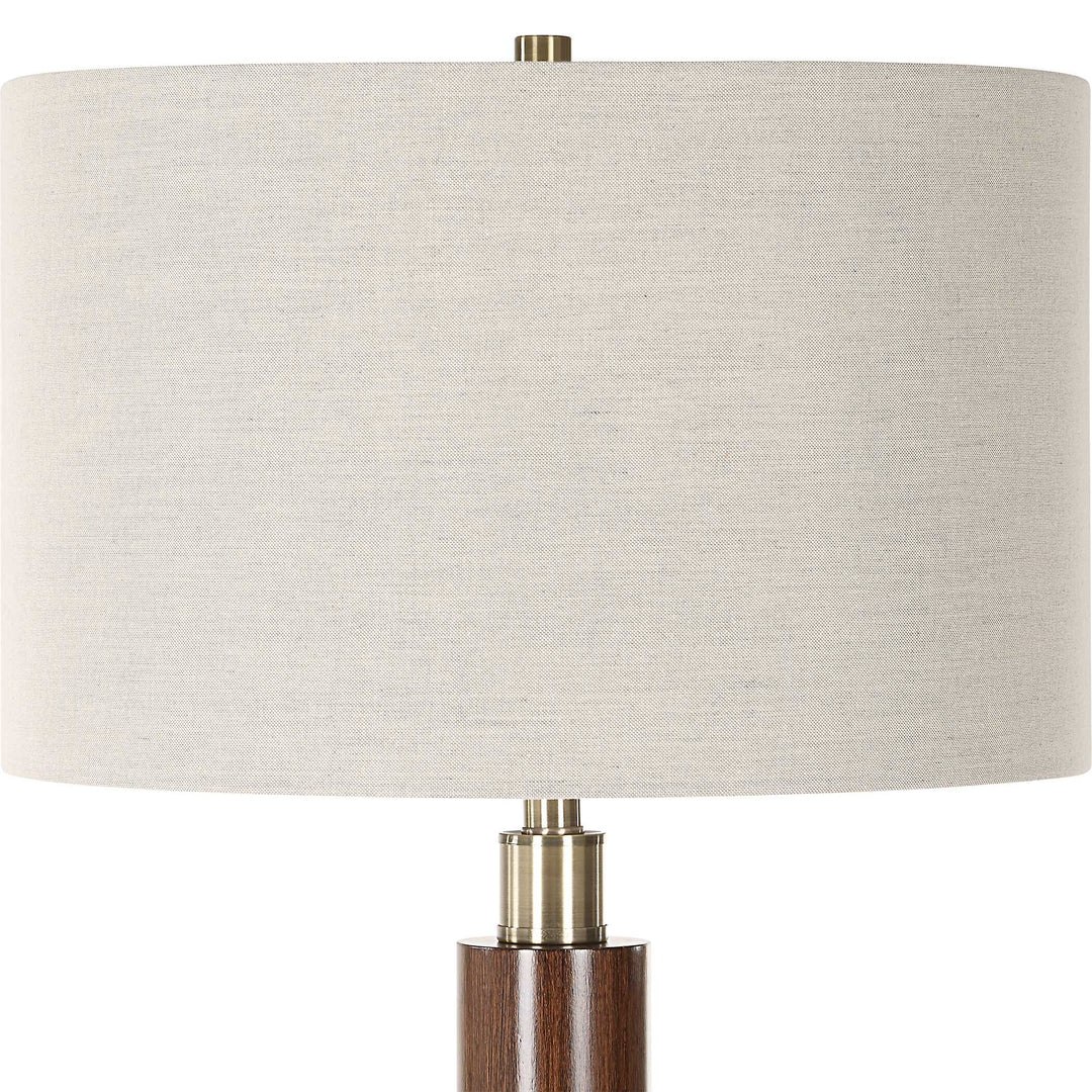 Stacked Wooden Floor Lamp Accessories Uttermost