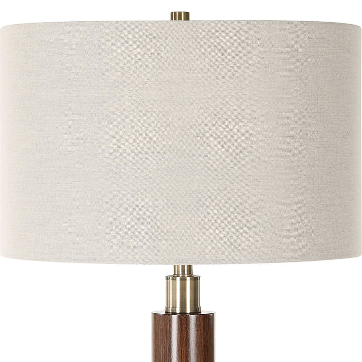 Stacked Wooden Floor Lamp Accessories Uttermost