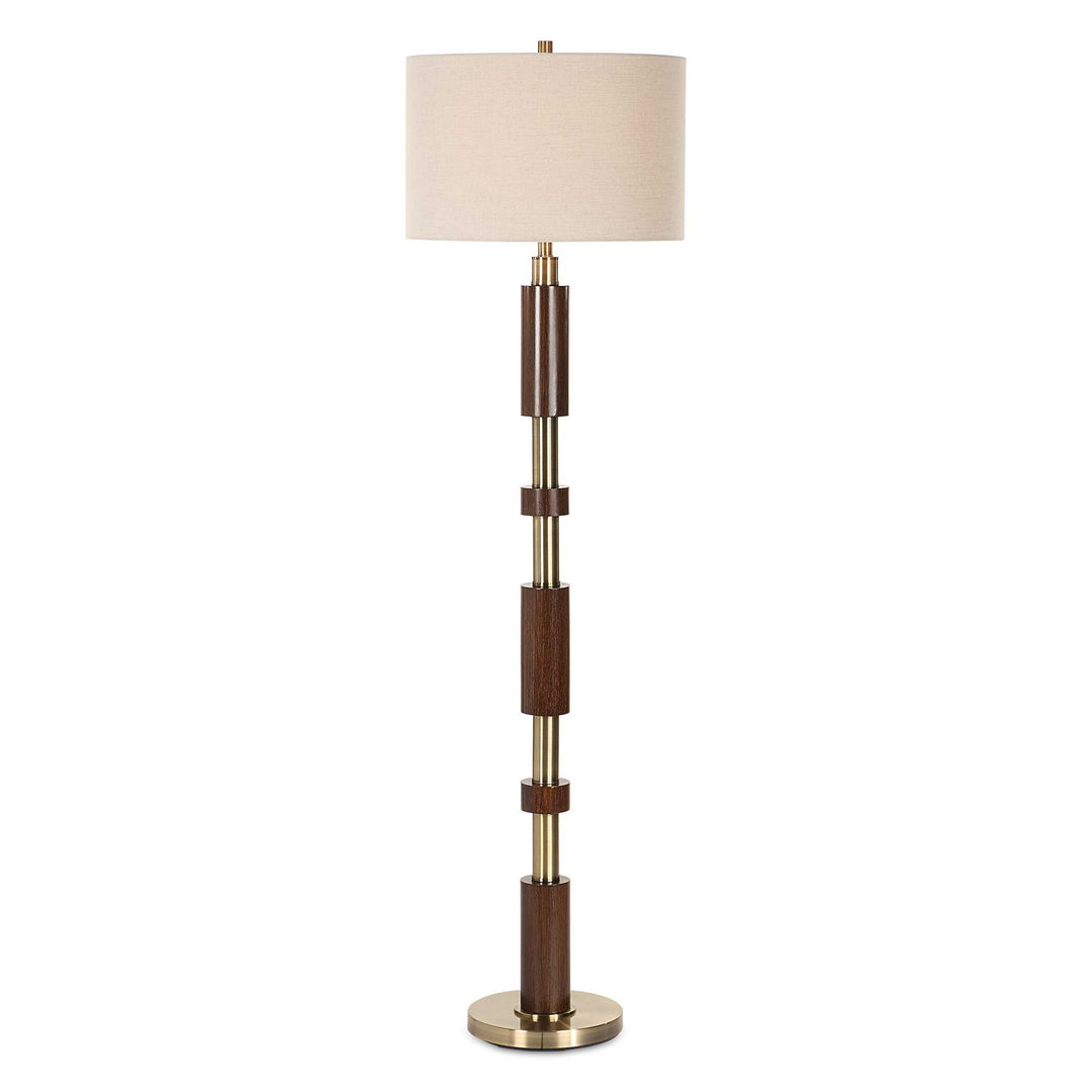 Stacked Wooden Floor Lamp Accessories Uttermost