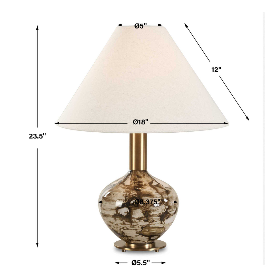 Montagu Dark Brown Table Lamp Accessories Uttermost