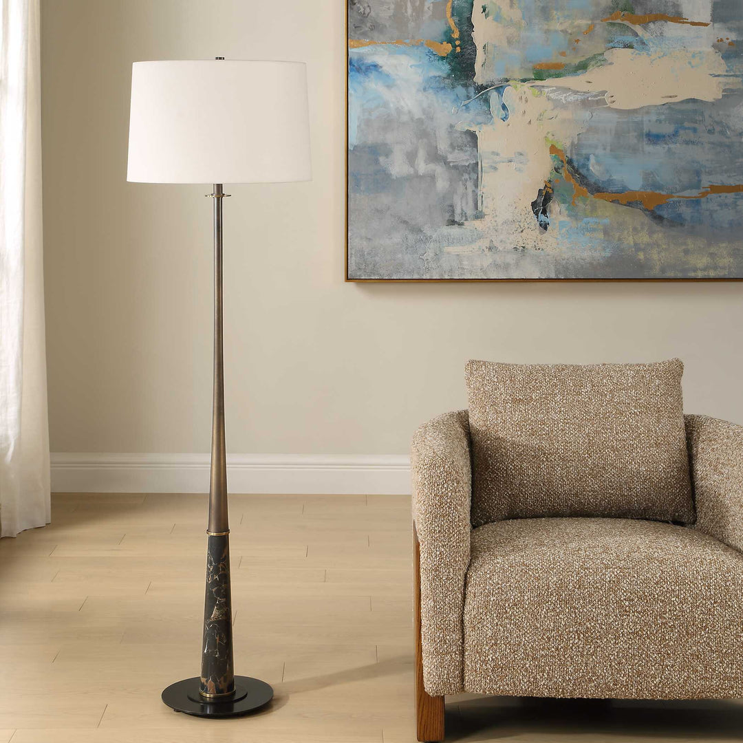 Tallarico Brass & Marble Floor Lamp Accessories Uttermost