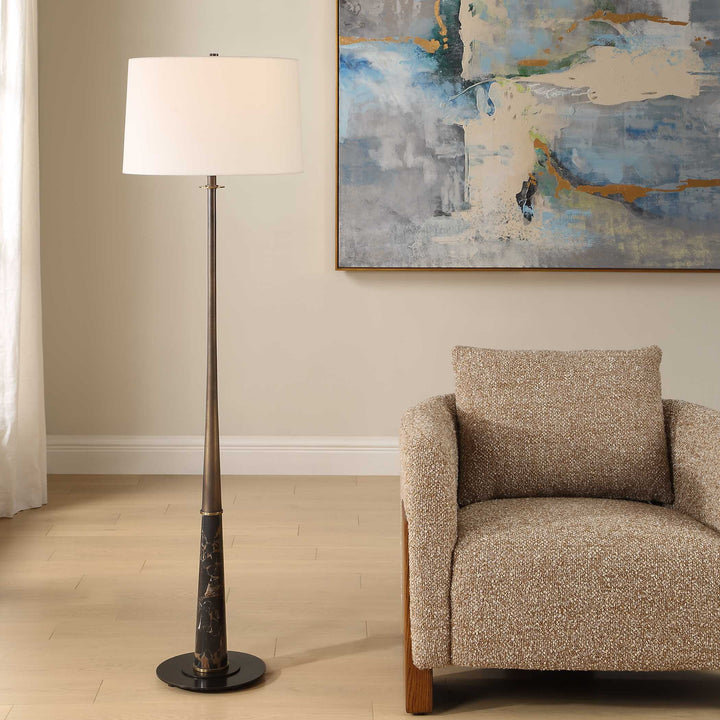 Tallarico Brass & Marble Floor Lamp Accessories Uttermost
