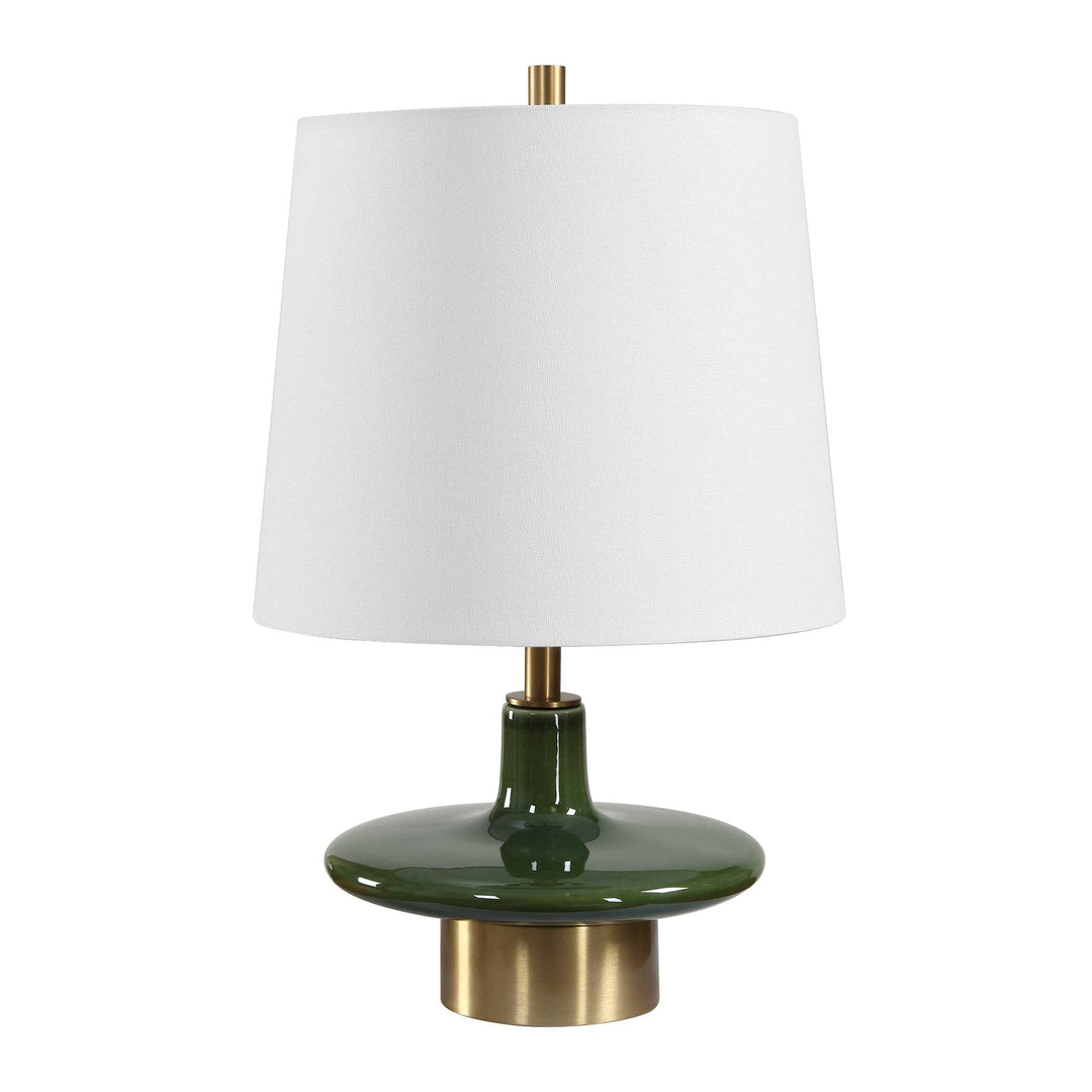 Sieler Glossy Green Table Lamp Accessories Uttermost