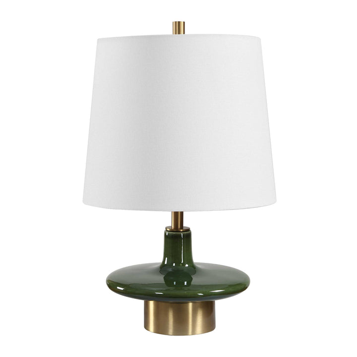 Sieler Glossy Green Table Lamp Accessories Uttermost