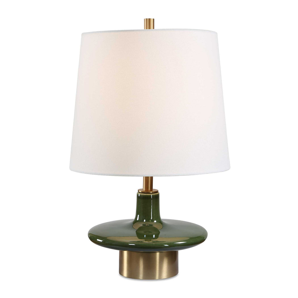 Sieler Glossy Green Table Lamp Accessories Uttermost
