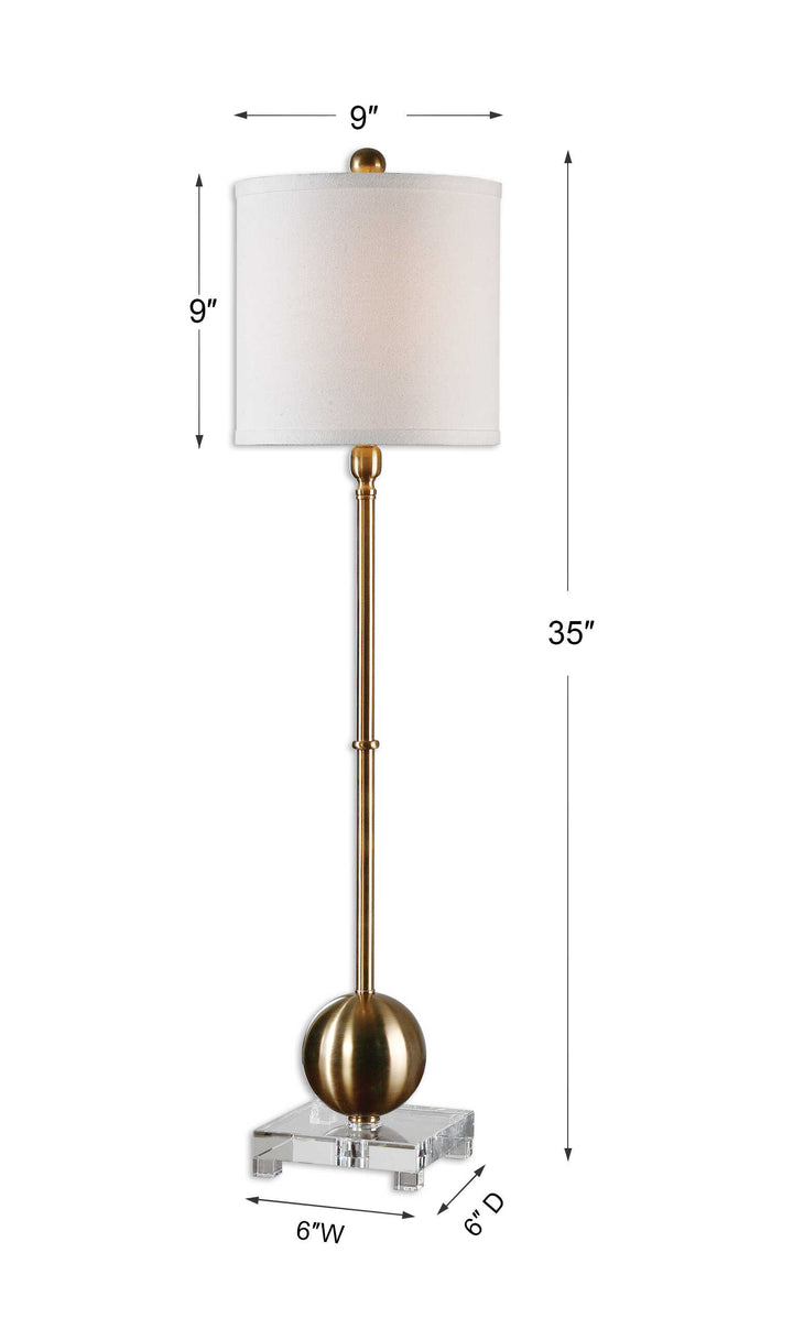 Laton Brass Buffet Lamp Accessories Uttermost