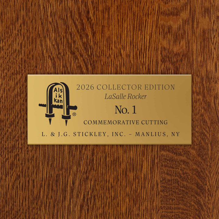 2026 Collector Edition LaSalle Rocker with Plaque Living Room Stickley