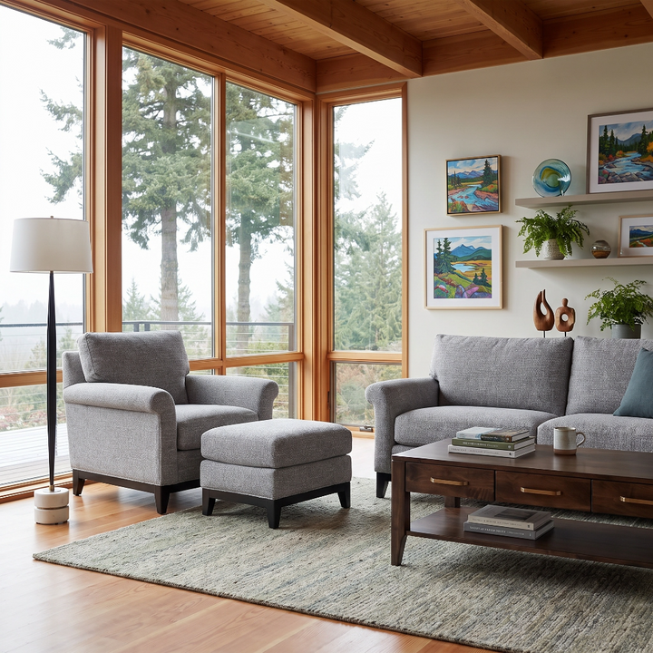 Lee 7583 Ottoman Living Room Lee Industries