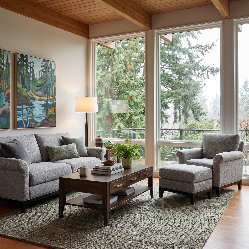 Lee 7583 Ottoman Living Room Lee Industries