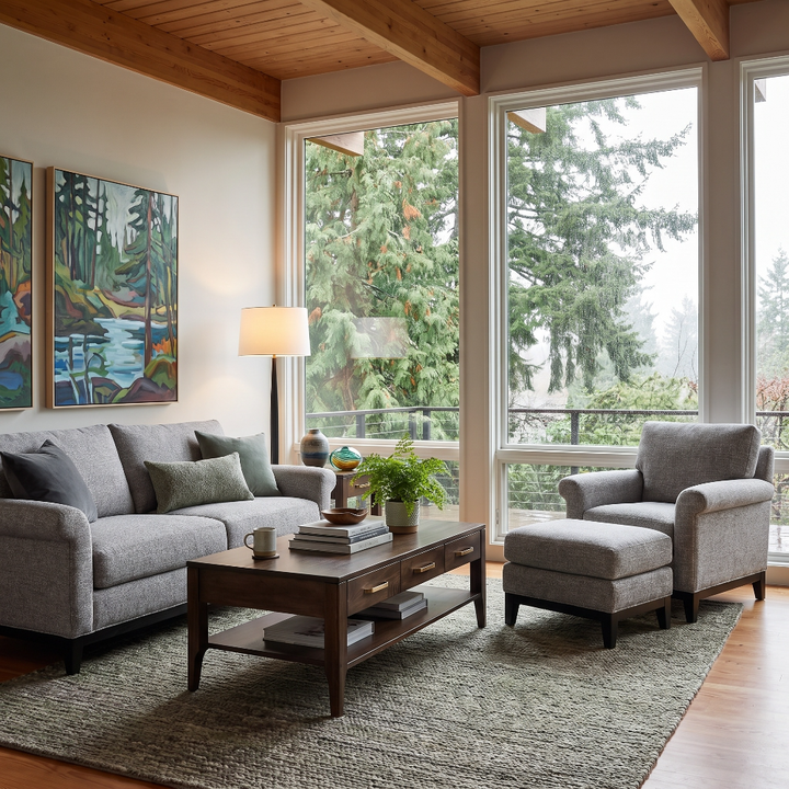 Lee 7583 Ottoman Living Room Lee Industries