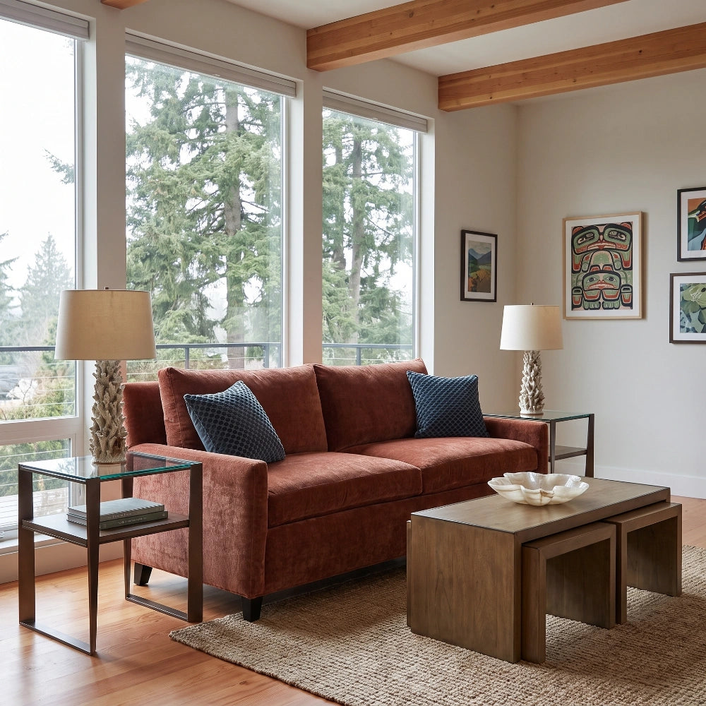Lee 1296 Two Cushion Sofa Living Room Lee Industries
