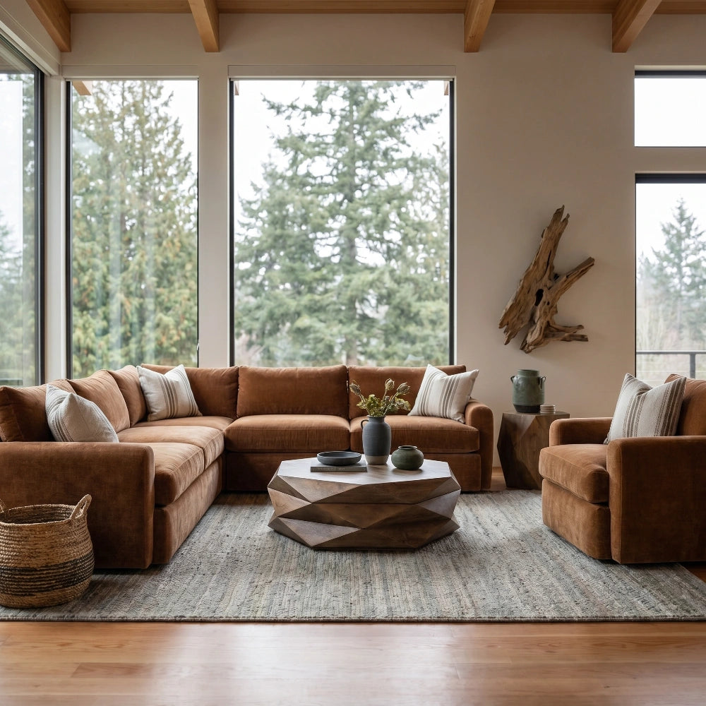 Lincoln 3 Piece Sectional Living Room Jonathan Louis