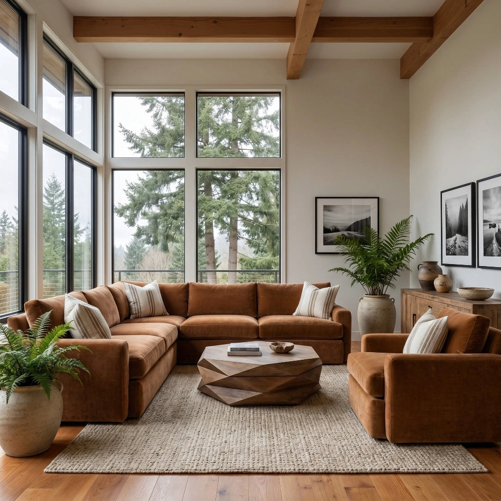 Lincoln 3 Piece Sectional Living Room Jonathan Louis