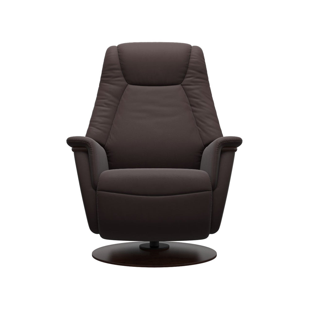 Stressless Max Power Recliner, Wood Base Living Room Ekornes   