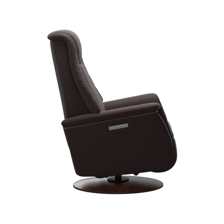 Stressless Max Power Recliner, Wood Base Living Room Ekornes   