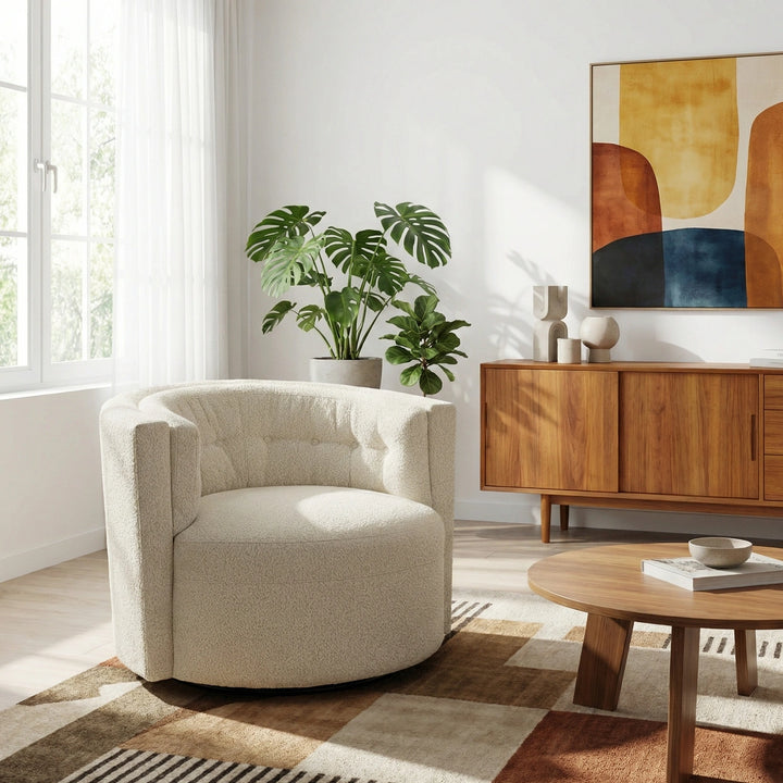 Mia Swivel Chair Living Room Jonathan Louis