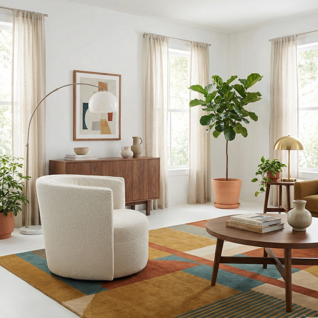 Mia Swivel Chair Living Room Jonathan Louis