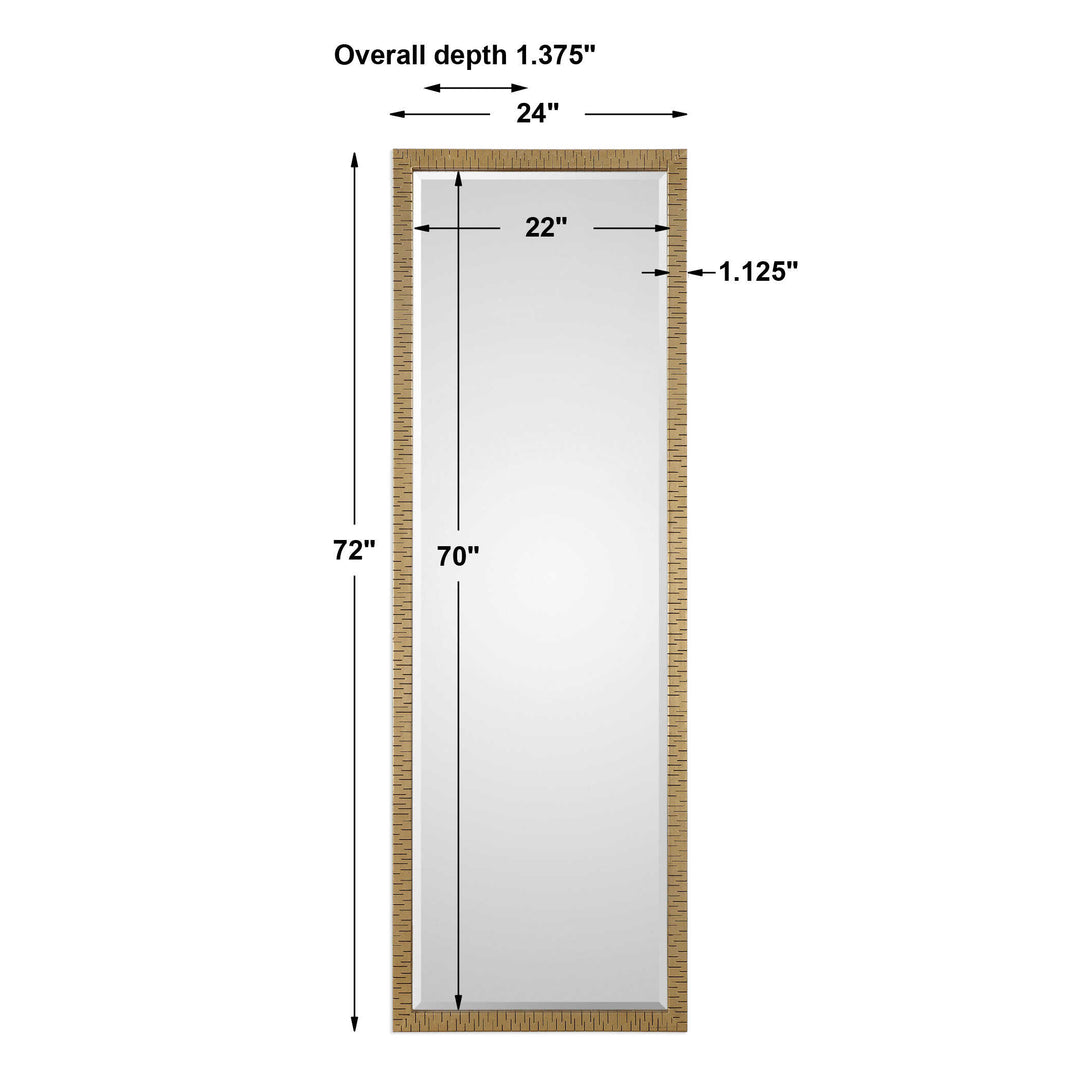 Vilmos Metallic Gold Mirror Accessories Uttermost