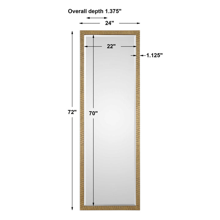 Vilmos Metallic Gold Mirror Accessories Uttermost