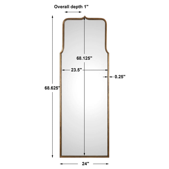 Adelasia Antiqued Gold Mirror Accessories Uttermost