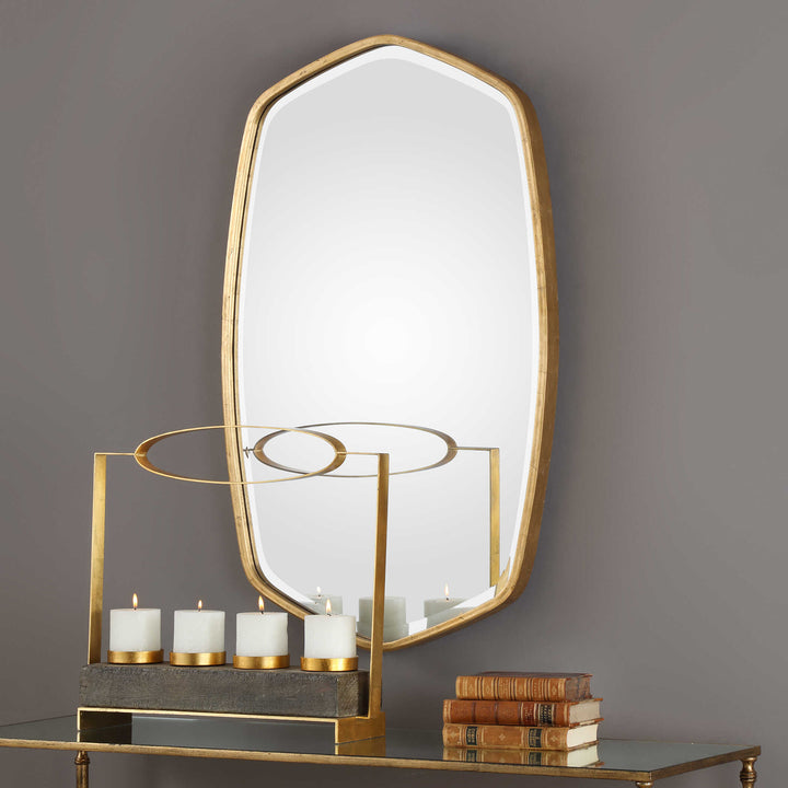 Duronia Antiqued Gold Mirror Accessories Uttermost