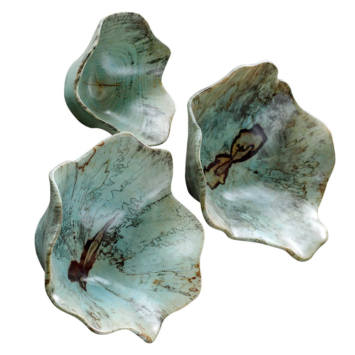 Teo Wood Wall Art Set of 3 Accessories Uttermost