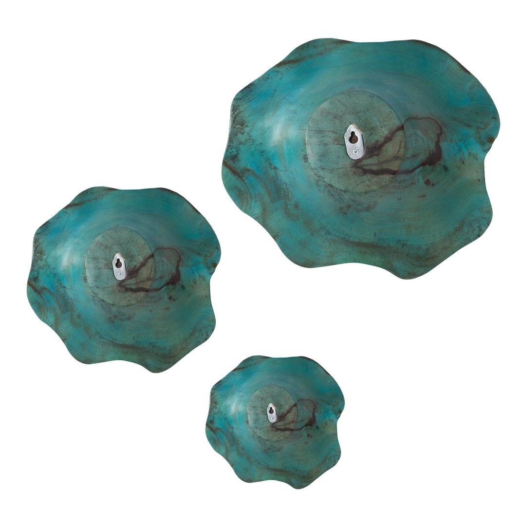 Teo Wood Wall Art Set of 3 Accessories Uttermost