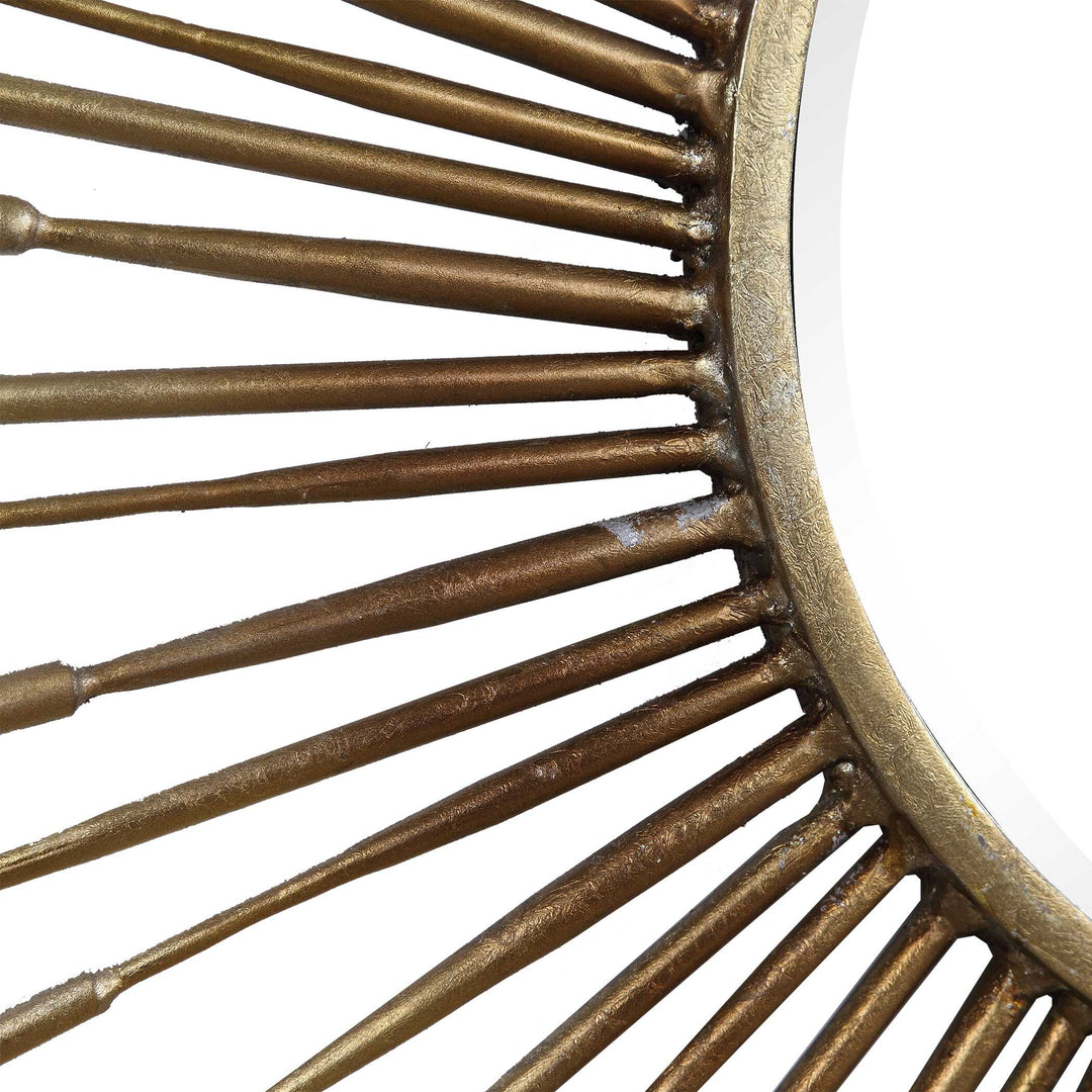 Golden Rays Starburst Mirror Accessories Uttermost