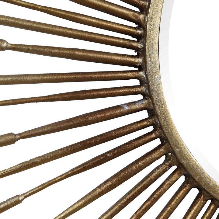 Golden Rays Starburst Mirror Accessories Uttermost