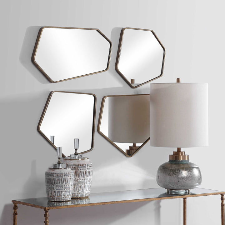 Linneah Modern Mirrors Set of 4 Accessories Uttermost