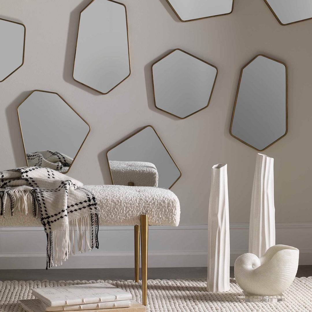 Linneah Modern Mirrors Set of 4 Accessories Uttermost
