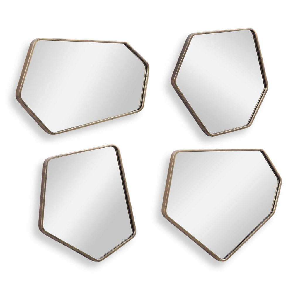 Linneah Modern Mirrors Set of 4 Accessories Uttermost