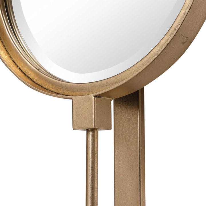 Button Gold Mirror Accessories Uttermost